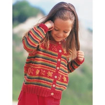 Patons Astra Daisy Wrap Cardigan & Skirt