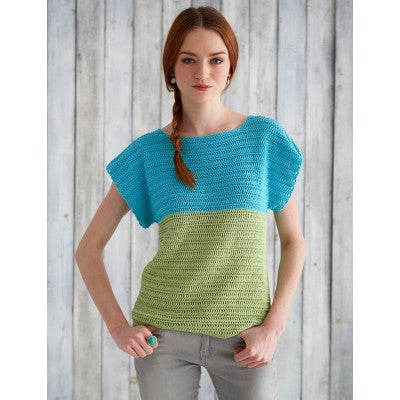 Patons Grace Colorblock Top