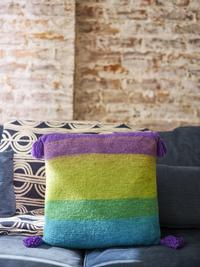 Tassel Trimmed Pillow Knit