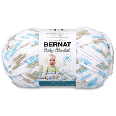 Bernat Baby Blanket Big Ball Yarn Little Teal Dove