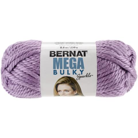 Bernat Mega Bulky Sparkle Yarn Violet Sparkle