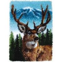 Classics Latch Hook Kit Deer 20inx30in