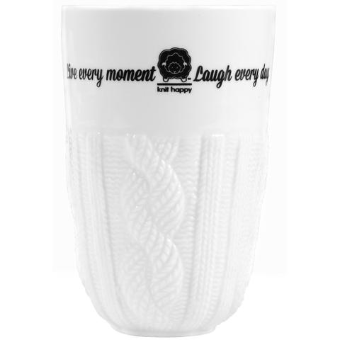 Knit Happy Tumbler Cable Knit 13oz