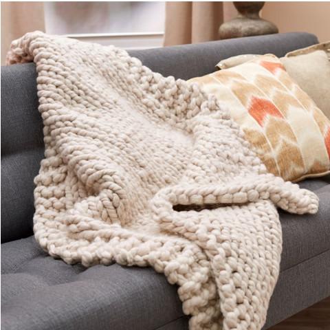 Wonderful Big Stitch Throw