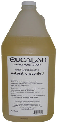 Eucalan Fine Fabric Wash Gallon Jug Natural/Unscented