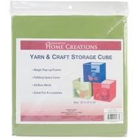 Yarn & Craft Storage Cube Lime Green