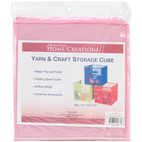 Yarn & Craft Storage Cube Pink