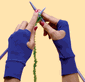 Stress Relief Gloves For Knitters Small