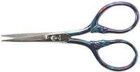 Marbleized Embroidery Scissors 3.75in Purple Essence